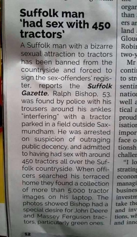 Wonder if wrote them all Deere John letters after. https://t.co/s9E48xbgkg