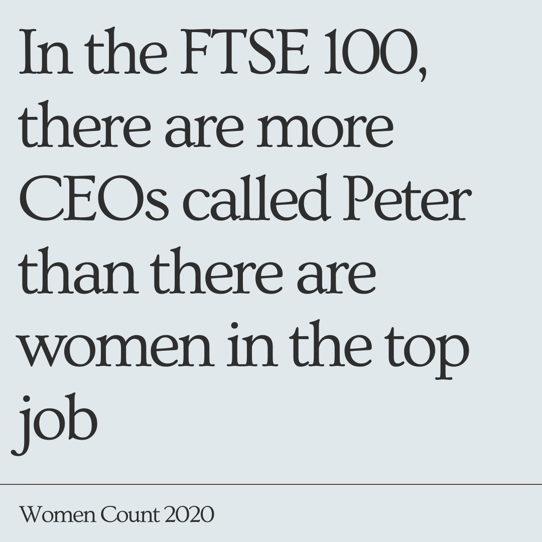 jellymalin's tweet photo. Something thought for your Tuesday...

The Women Count 2020 report @execpipeline came out last week, which analyses the role, value &amp; number of female executives in the FTSE 350 companies.

Next time a bloke asks why we "still need female empowerment?", here you go... https://t.co/WnAoJuHTdX