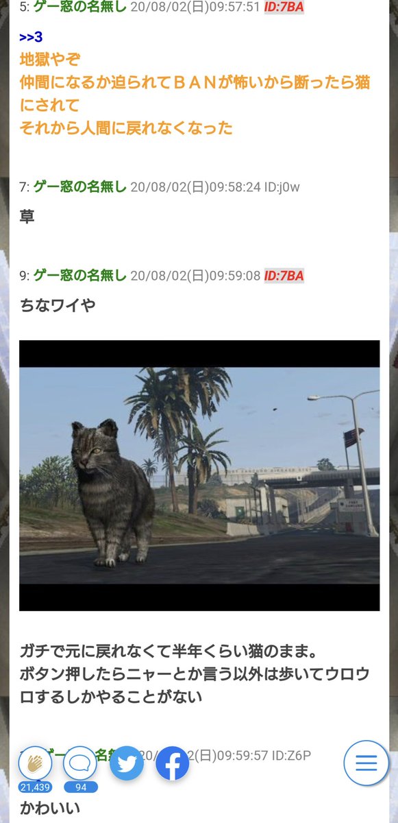 Tok 魔法 チート で強制的に猫に変身させられたプレイヤーが草 Gtaオンラインの現状がやばすぎて草 T Co 4pnglttbpp