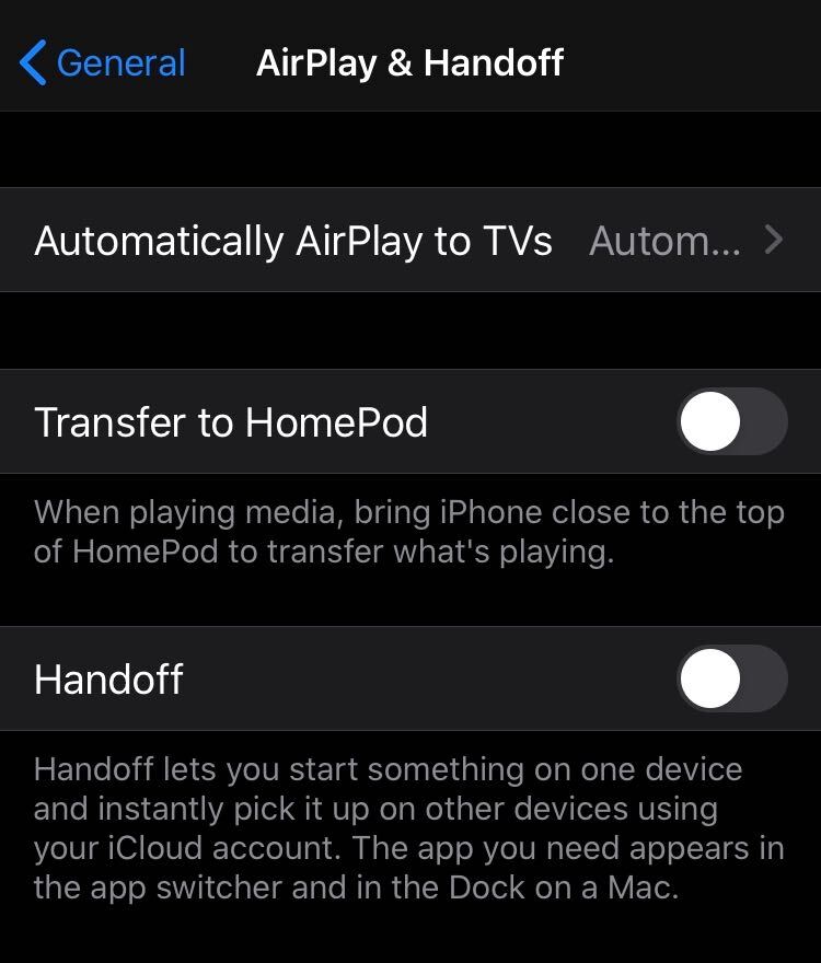 cyb3rops's tweet image. Remember to turn off Hands-off to disable the univseral clipboard via iCloud on your Apple devices

Mac: Got to System Preferences &amp;gt; General &amp;gt; uncheck Allow Handoff

iPhone: Go to Settings &amp;gt; General &amp;gt; Handoff &amp;gt; uncheck Handoff