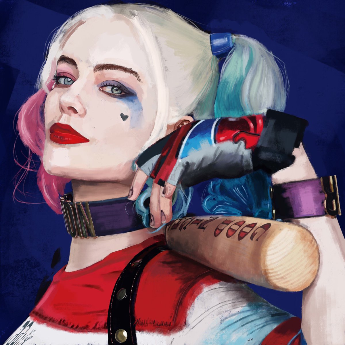 Ho sudato ma finalmente Ho completato Harley Quinn, sono contento soprattutto di come sono venuti gli occhi.. se vi va di ricondividere ve ne sarei infinitamente grato. instagram.com/p/CDdZlNBi1dS/… #artistiditalia