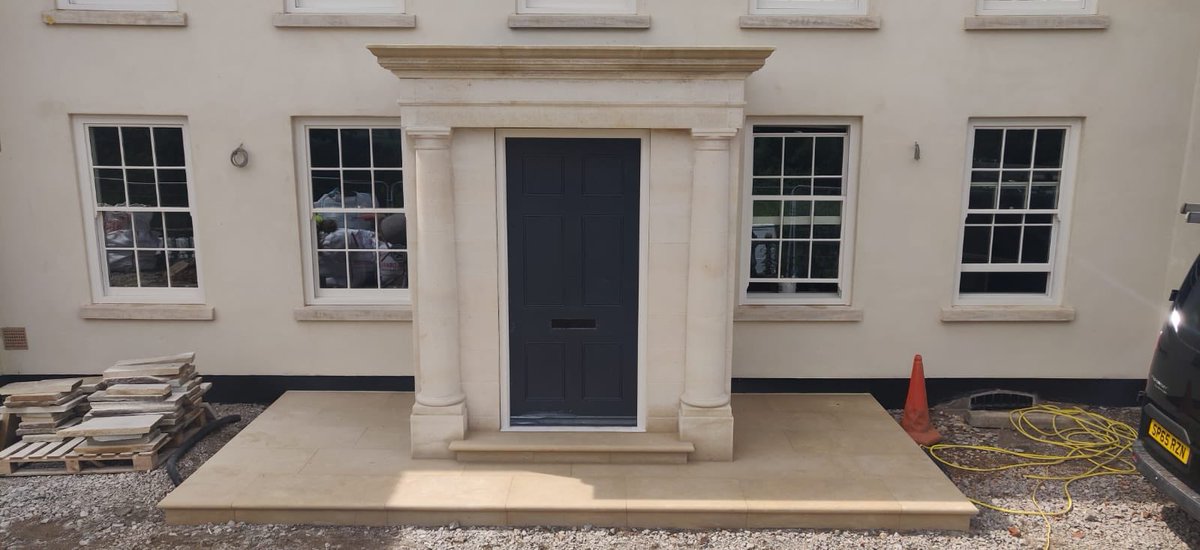 A stunning doorway we created in our #Rutland workshops for a beautiful home in East Farndon, near #MarketHarborough