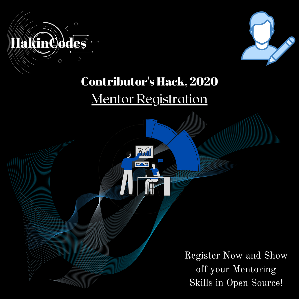hakincodes's tweet photo. Mentor #Registration for HakinCodes organized Contributor's Hack 2020 is going on.
For Mentor Registration: https://t.co/YvomdEu9jt
For participant registration: https://t.co/vmIPobCrUN

#hakincodes #opensource #developers #contributions #participants #mentorship #github https://t.co/fp3zHpHhsD