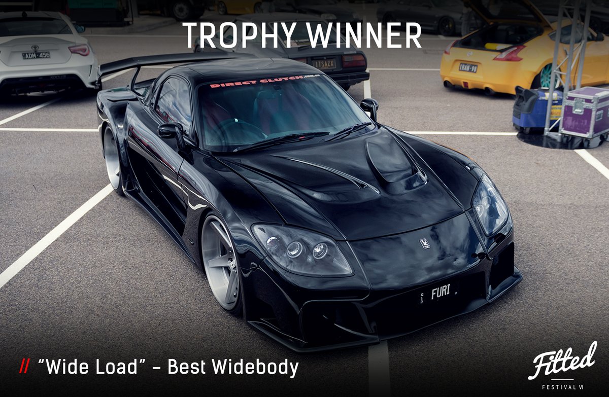 Taking home the “Wide Load” — Best Widebody of Fitted Festival VI, was FURI displayed at <a href="/PWRperformance/">PWR Advanced Cooling Technology</a> stand running a fortune Veilside widebody kit, definitely one of the favourites at the Melbourne Airport by <a href="/direct/">Nick Selvaggio</a> clutches.