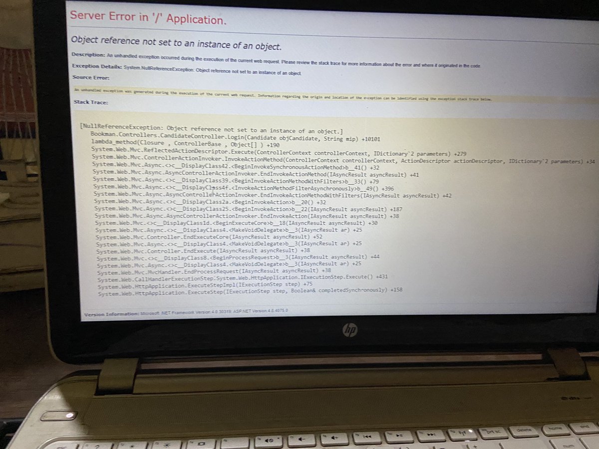 dharmik7744's tweet photo. Error @GTUoffice  unexpected error occurred two times during first paper(04/08/2020). Firstly by default had pop up of exam submitted and another had this error page. And no one did helped during exam. While doing relogin same error occurred for whole time. https://t.co/5F3JDdl8hW