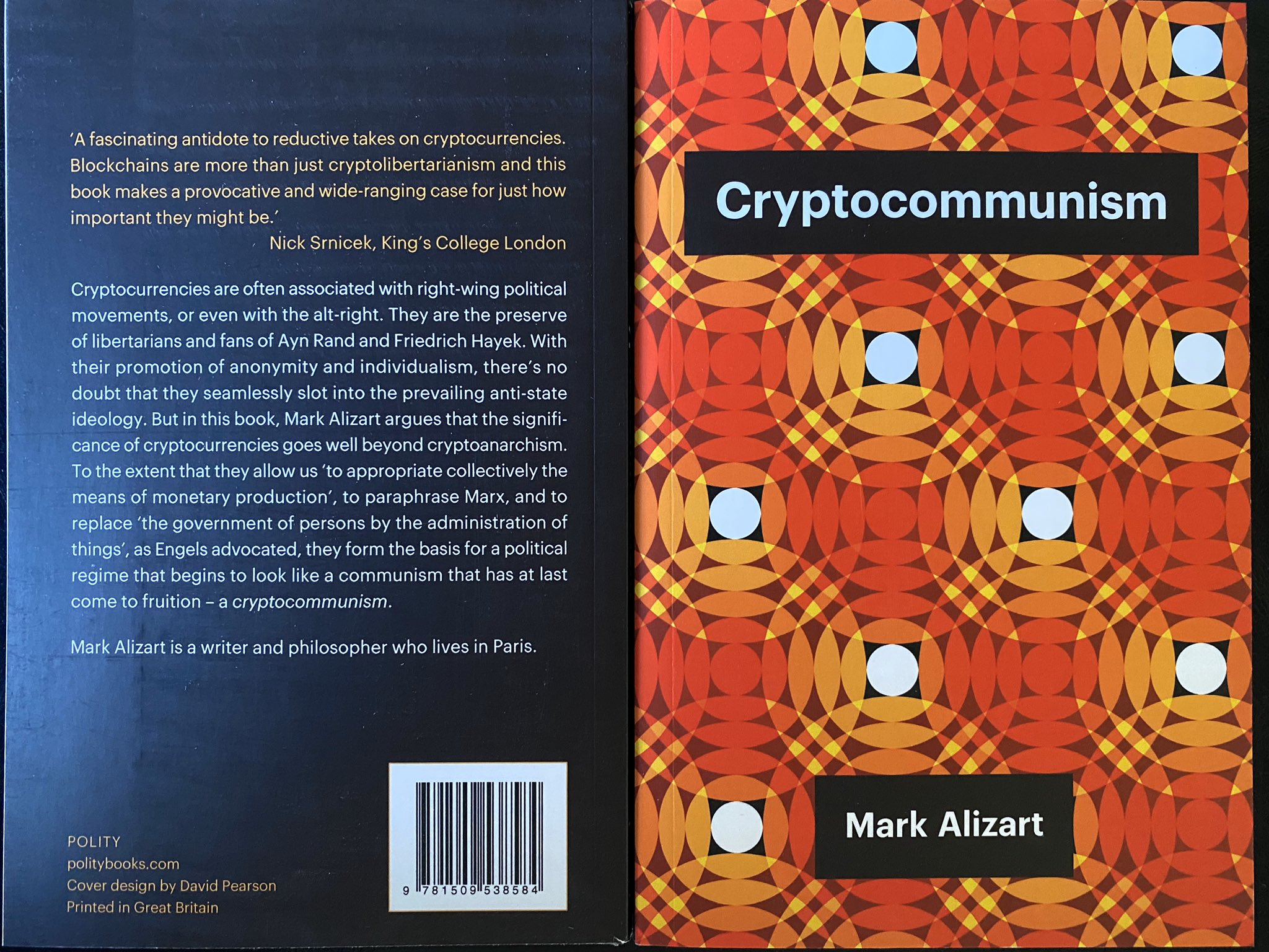 Mark Alizart ????????⚡️ on X: "Out now: *Cryptocommunism* at Polity Books.  Thank you @n_srnck for your very kind words! https://t.co/iGJ1ZydijZ" / X