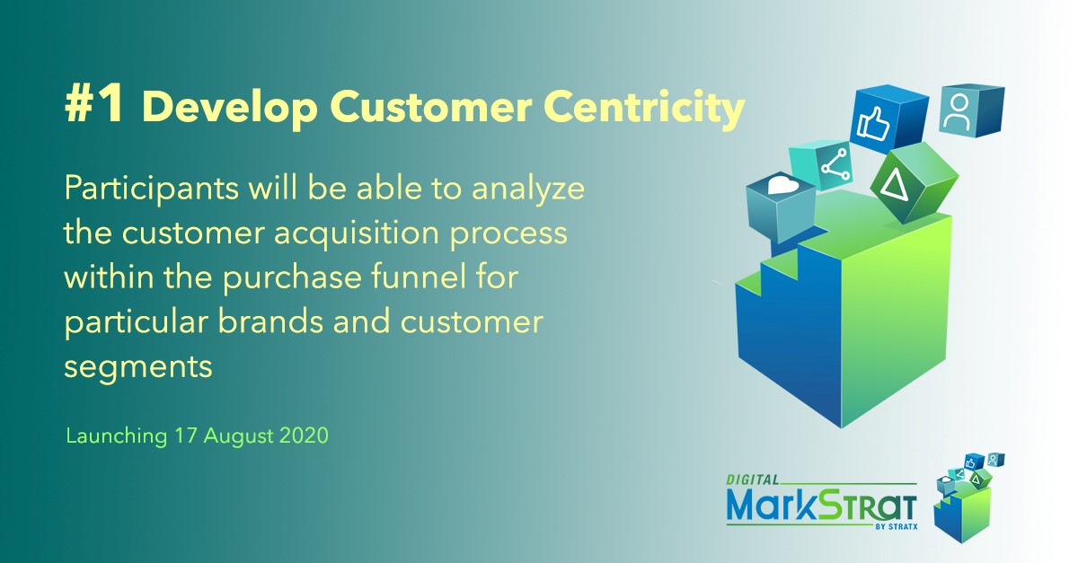 StratxSims's tweet photo. The power of #DigitalMarkstrat: Digital Markstrat will #1 develop your participants’ mindset to become more customer centric.
#1 down #5 to go. #staytuned for more new features.
Upgrade or implement Digital Markstrat within your programs, get in touch! https://t.co/hVOjITd9Uj