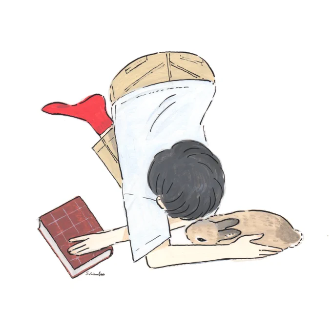 「好き」って言うと、「しゅきしゅき」って返事してくれるうさぎさん(歯ぎしり) 