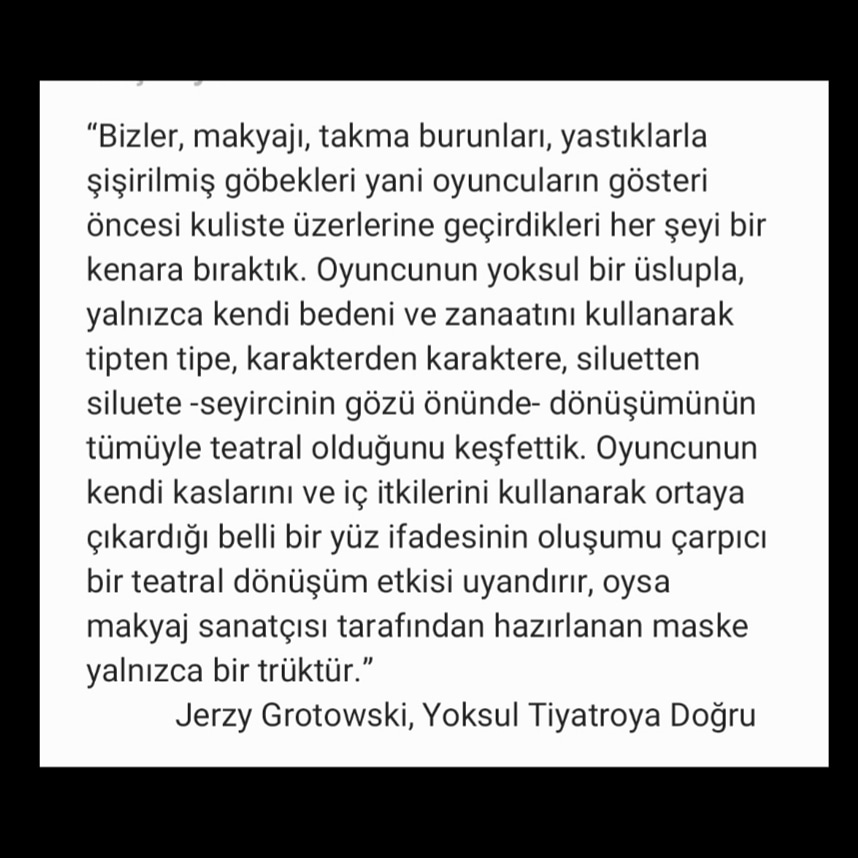 #jerzygrotowski #tiyatro #theatre