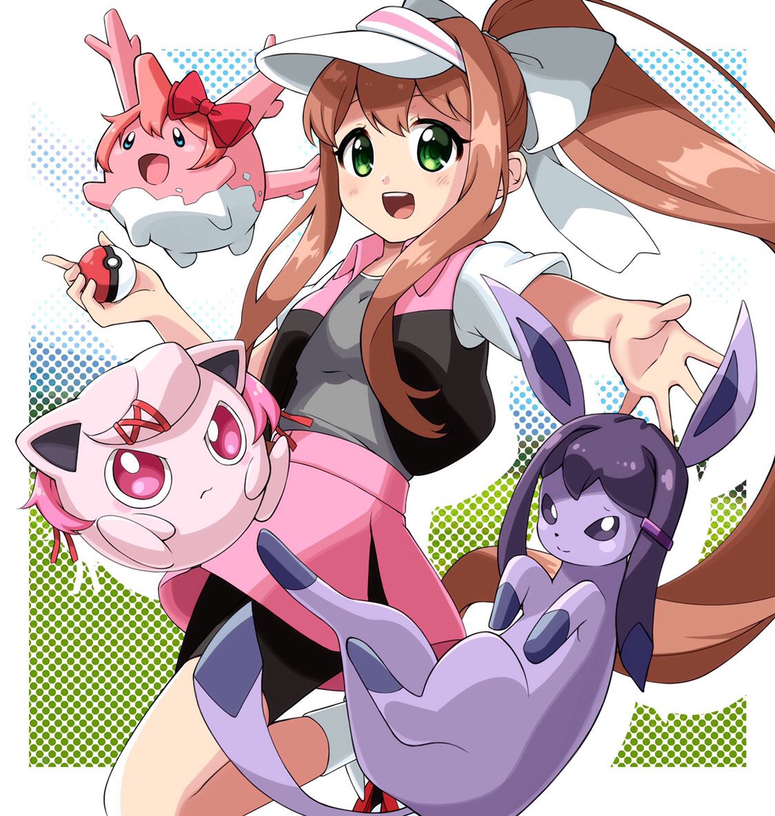 OmnipotentDoki's tweet photo. A Pokemon Trainer, huh?

Ahaha~! Now that would certainly be an interesting field. She’s adding it to the bucket list.

...just as soon as she has her fun with him. https://t.co/rR58c7RzWa