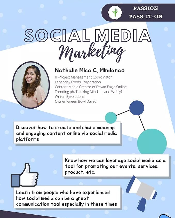 cfcyfcdavaocity's tweet photo. Excited for what's about to happen this online session on August 9, 2020?

Here is a glimpse on the 1st session!

Social media is a platform that all people are using right now! It is a tool we can use nowadays to be able to showcase and present our ideas. https://t.co/g8PFzoC32k