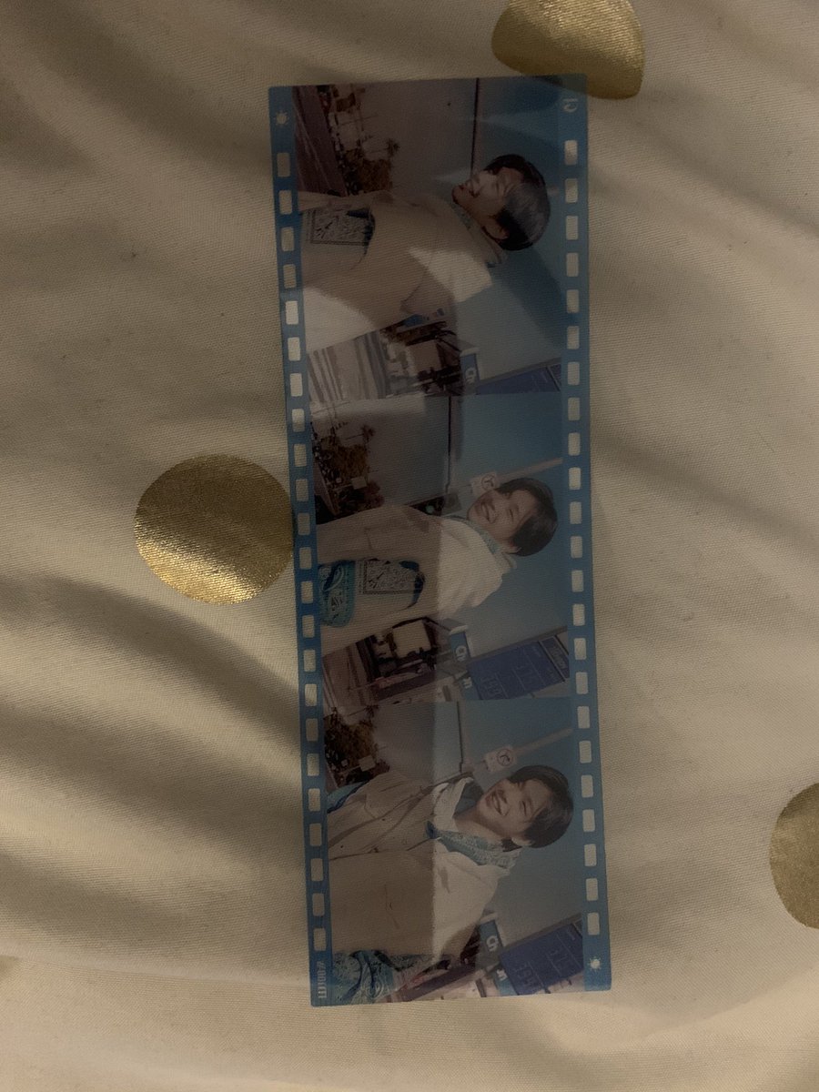 gray film strip and blue film strip 