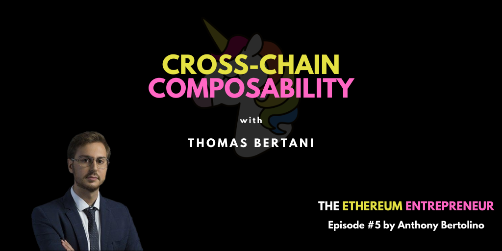 Tune in tomorrow for Episode #5!

Learn cross-chain composability w/ <a href="/ThomasBertani/">Thomas Bertani</a> 

We talk about the early days of Bitcoin, his entrepreneurial past and the coming <a href="/pTokens_io/">Follow pNetworkDeFi for updates</a> DAO.