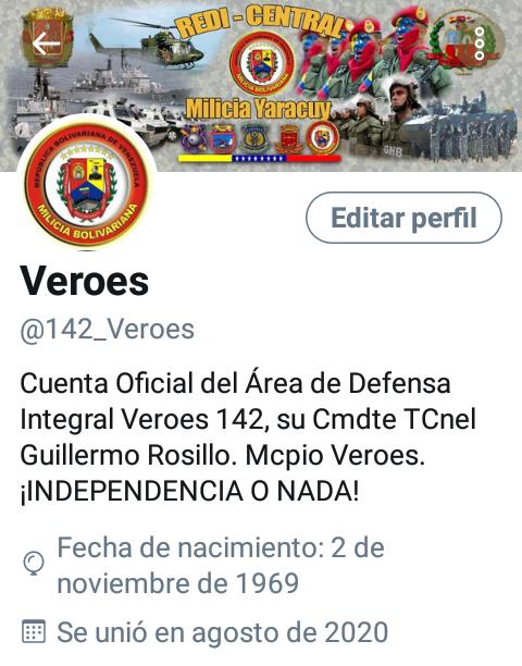 CBT_Veraz's tweet photo. @CMRediC @AmeliachPSUV @cmdtemiliciab1 @ECentrales @yosmary @carabobozodic @Milicia_B1 @cmzodiaragua @MTCGMB #ADI142 se solidariza!
Hasta la victoria, siempre más allá!
#DisciplinaColectiva @NicolasMaduro @dcabellor @ComunaUHAO https://t.co/SpNfYIpM9g