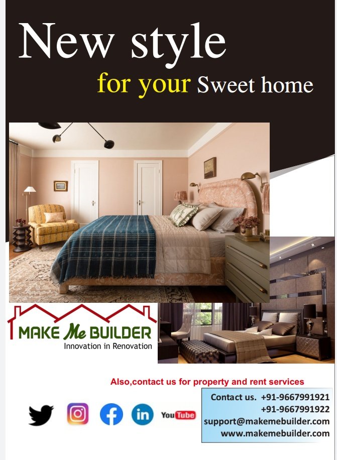 makemebuilder's tweet photo. #makemebuilder here comes the bedroom style for your stylish homes.
checkout the latest design for your bedrooms.
designed for low space and even the style.
#builders #innovation #renovation #creativity #creation @mukulgoelz https://t.co/JAXXZruolJ