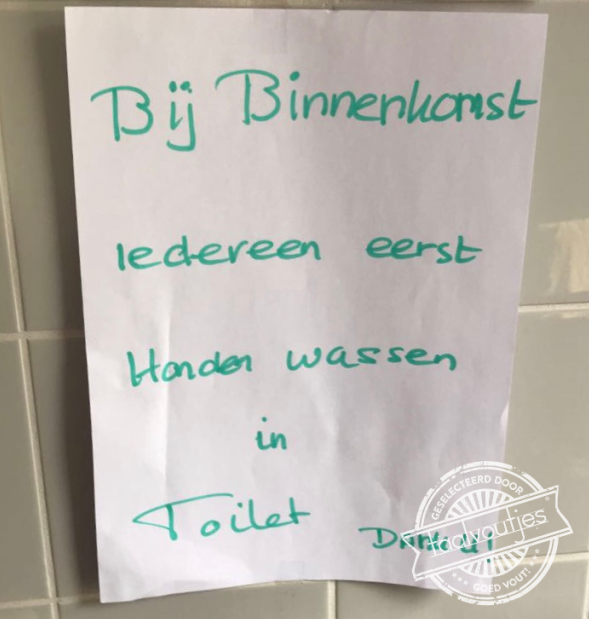 Maar of ze daar schoner van worden ... #taalvout

(Met dank aan Nienke Berger!)