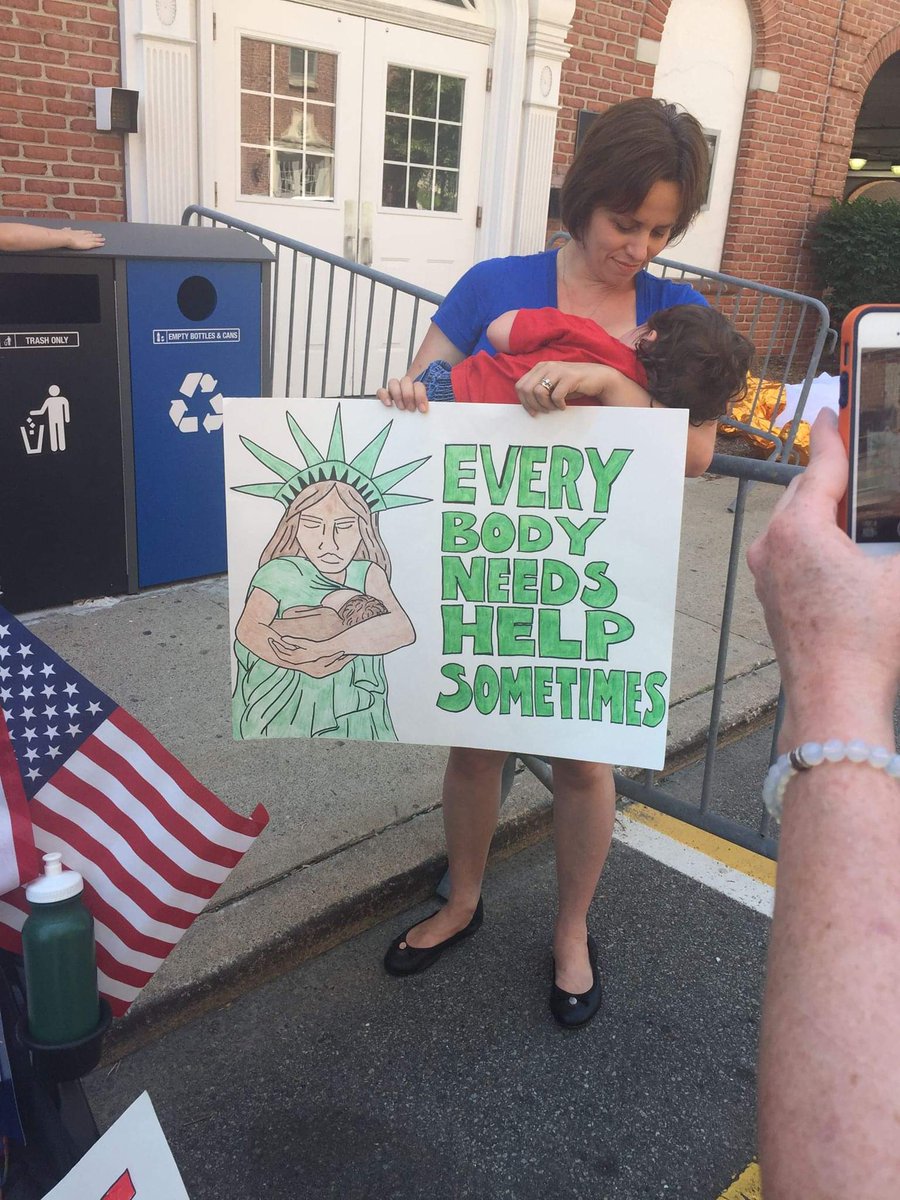 Clarke4Senate's tweet image. Babies need to eat, even outdoors. There was a time when my little guy had lunch with friends every Friday, actually. #WorldBreastfeedingWeek #NormalizeIt