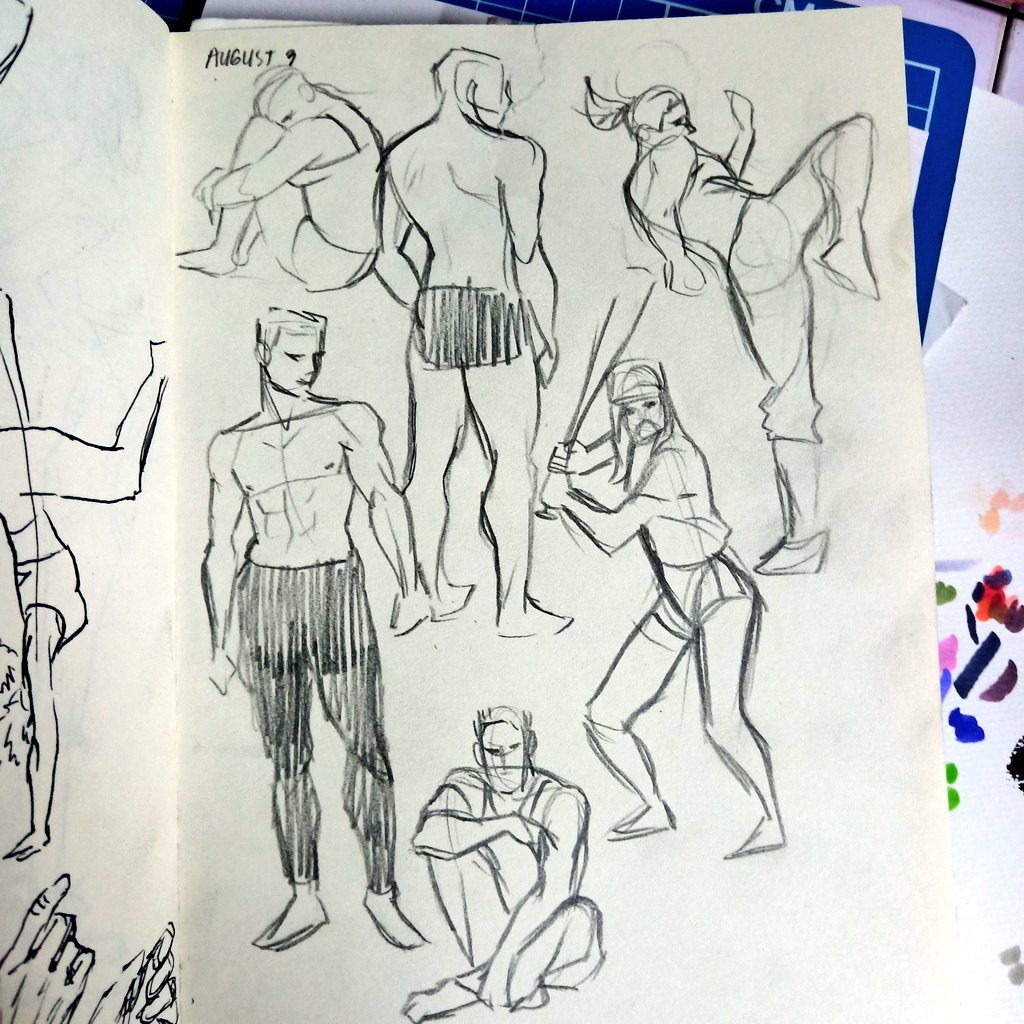 August 3 sketches #artph 