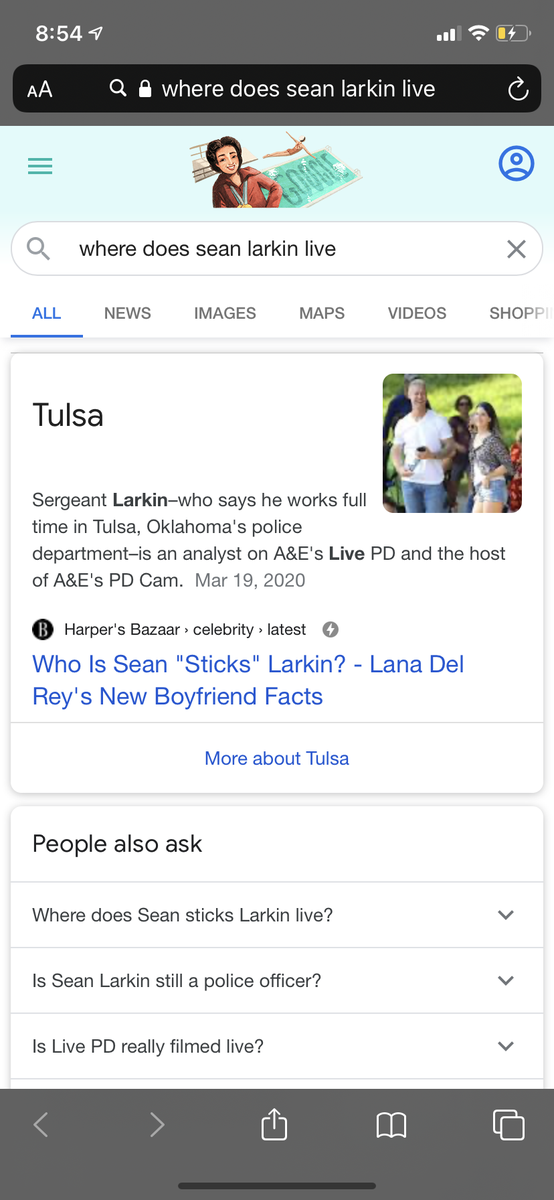 And you know who else is in Tulsa ? Sean larkin. Now who the HELL would go all the was from LA, where some of the best hairstylists are to Oklahoma JUST to get their hair done.