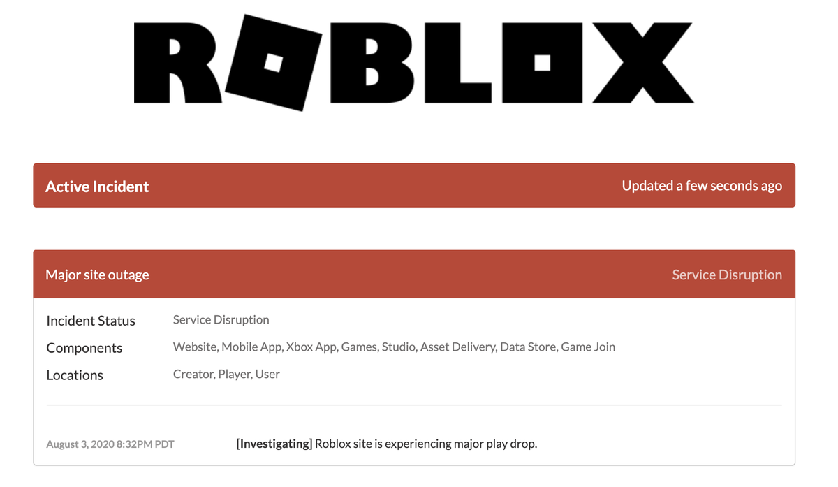 Почему нельзя зайти в роблокс. Статус РОБЛОКСА. РОБЛОКС status. Roblox down. Roblox is down.