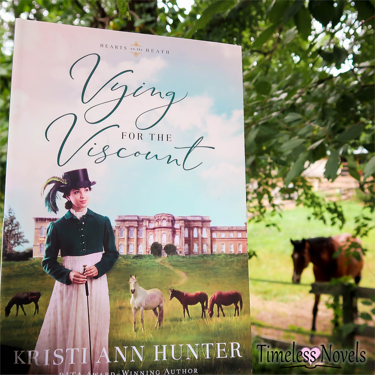 timelessnovels's tweet photo. Happy Book Birthday to Vying for the Viscount! This horse posed nicely for me to match the one on the cover. @KristiAnnHunter @bethany_house #photography #historicalfiction #HistoricalRomance #horse #bookstagrammer #bookstagram #bookquotes #VyingfortheViscount https://t.co/e9H3tzrEEd