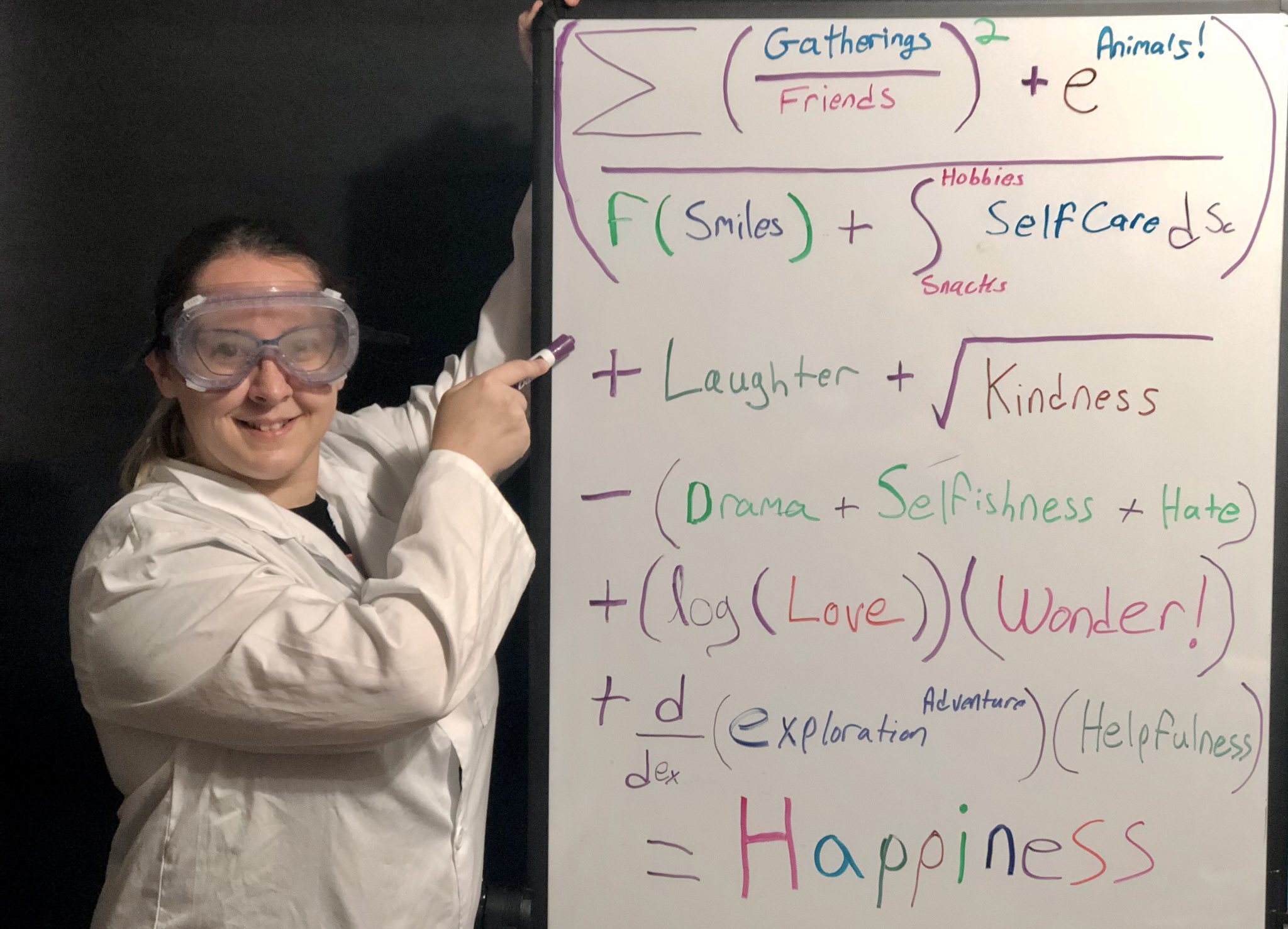 GISH item 199: Happy Birthday Steve Wozniak! 

Here is my formula for happiness!  