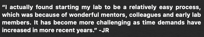 Question 3: What was the hardest part about starting a lab?
