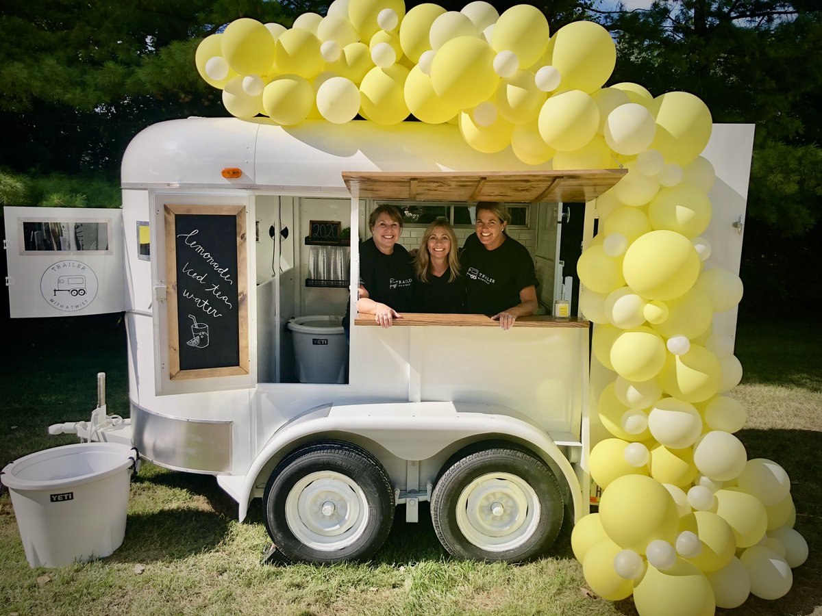 TrailerTwist's tweet photo. Meet the “Trailer with a Twist” gals...Amy, Jen and Kathy! Contact us through our website https://t.co/tdX1YILzjB to plan your next party! https://t.co/w3hff6WEwA