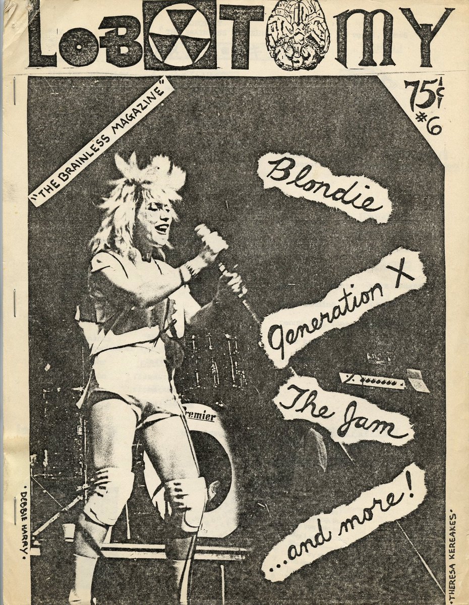 So, my besties  @PleasantGehman1  @kidcongopowers and other (not on Twitter) pals did a zine - and Creem and MAD set the bar for us in terms of tone. You can read Pleasant’s history of it here:  http://lobotomy-magazine.blogspot.com/2018/01/a-brief-history-of-lobotomy-brainless.html