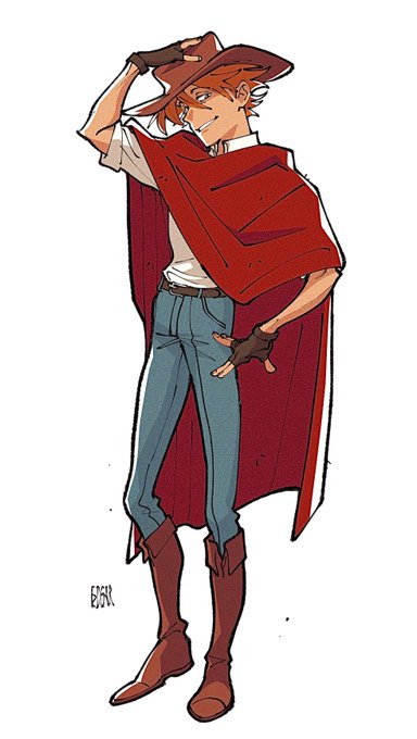 「belt red cape」 illustration images(Latest)｜13pages