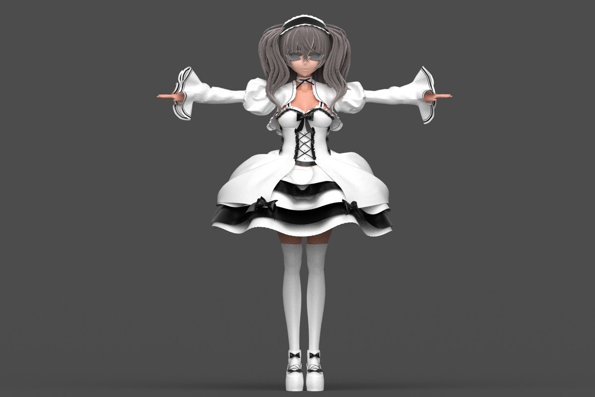 _mei_p's tweet photo. 遅くなってごめんなさい。洋服が完成しました。
3Dモデルはまだ仕事の多くを必要としています。頑張ります。

Mayura さんの放送を見てきました。Mayura さんも頑張ってください 技術的な助けが必要な場合は、私に知らせてください。

@mayura_____v
@MayuraVtuber
#おかんみてみて https://t.co/l0QN5a304X