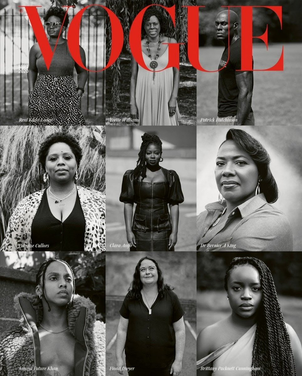 JaniceDeul's tweet photo. De @BritishVogue September Issue cover toont 20 activisten. Onder hen: voetballer Marcus Rashford, die kinderarmoede bestrijdt, en model & 'diversity advocate' Adwoa Aboah. Fotograaf is 1ste Zwarte man in 100+ jaar geschiedenis: Misan Harriman. Love. #Activismnow #Diversityrules https://t.co/THOUGqTplN