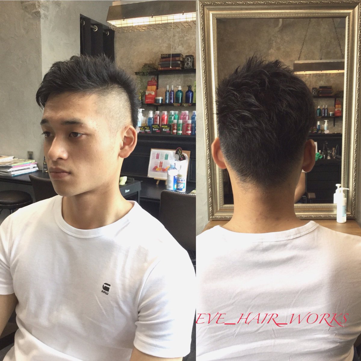 Eve Hair Works Twitterren メンズカット ワイルドアップバング刈り上げショート いつもご来店ありがとうございます メンズカット カット 刈り上げ ツーブロック ハードスタイル オールバック アップバング アシンメトリー イケメン 舞鶴