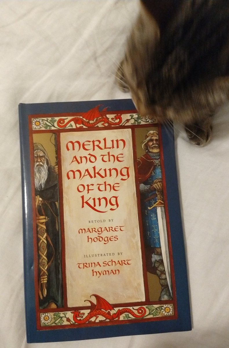 61. Merlin and the Making of the KingHyman and Hodges at it againA gentle introduction to the Matter of EnglandGorgeous, well told, perfect aesthetic delivery; gold(?) foil marginalia