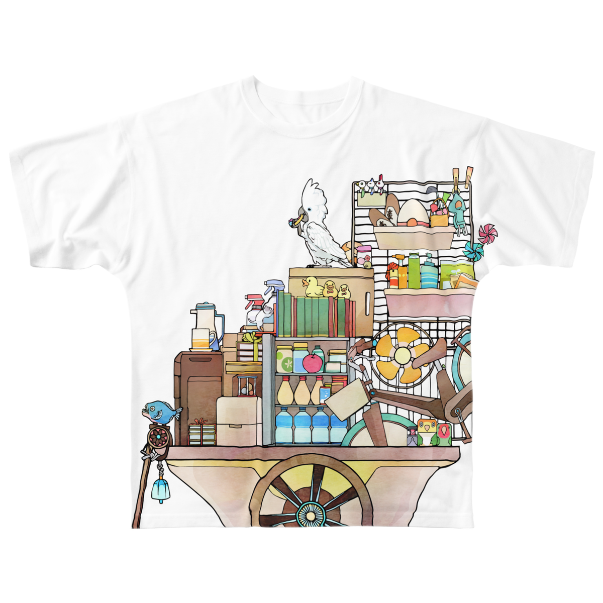「Tシャツデザインを追加しました!

セール中でスズリのTシャツが1000円安くな」|ろうのイラスト