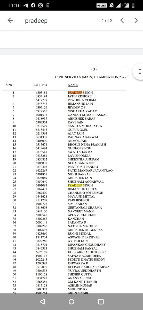 AIR 26 UPSC CSE 2019