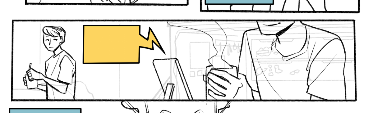 29th page I've lined, and we get our first spotting of Mars and Jia >:3