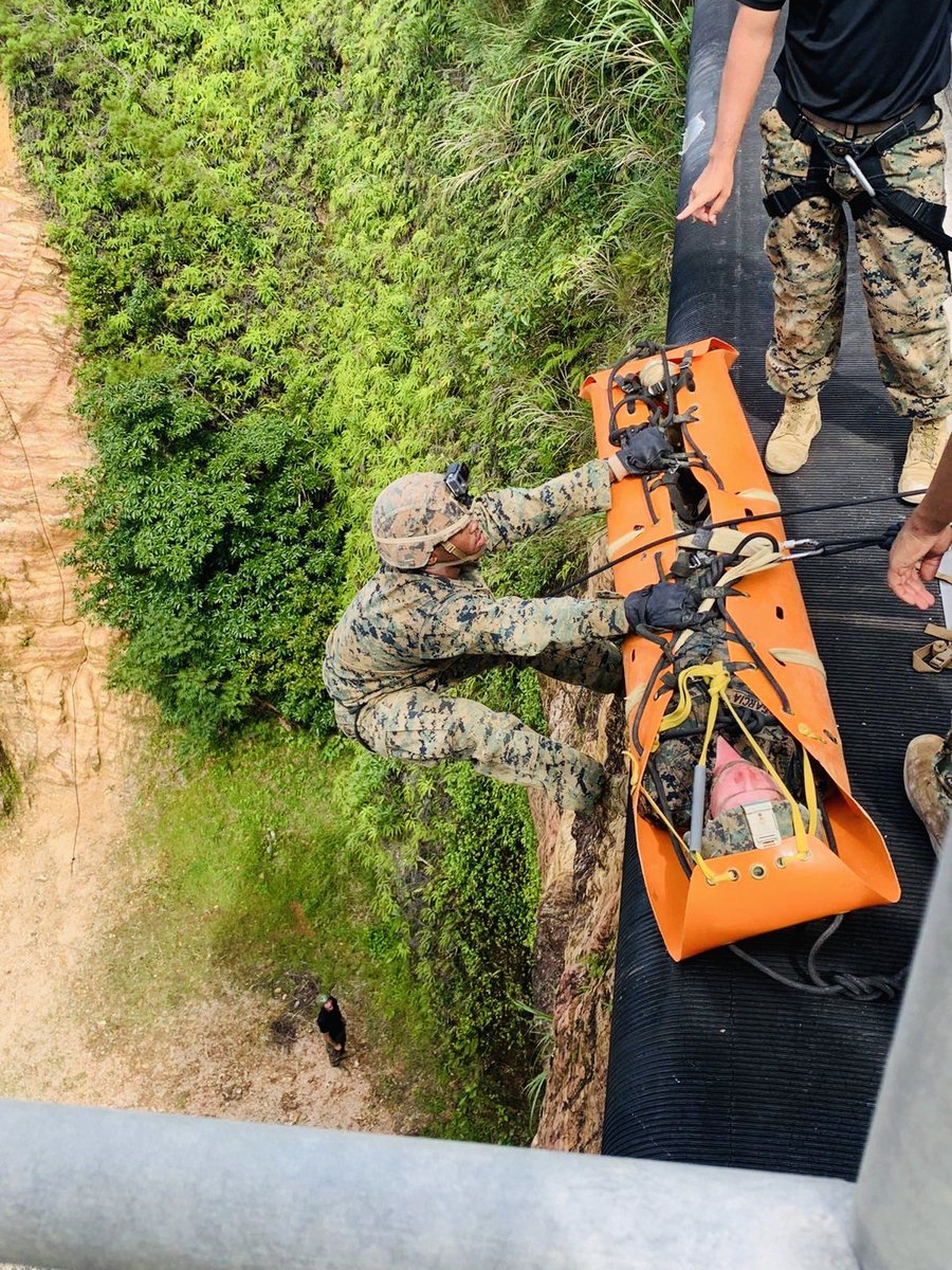 Not_Blade_6's tweet image. Wow has #bladekilo been busy in Okinawa. They’ve been off the grid for a few weeks while training at JWTC @IIIMEF. First was an incredible rock package where they got training we didn’t even see at Bridgeport! #onbelay #forwarddeployed #theblade