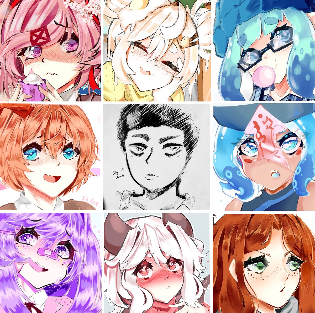YASI 5/5 Commission Slots Filled ( yasi_dip) さんのイラスト・マンガ作品まとめ (5 件