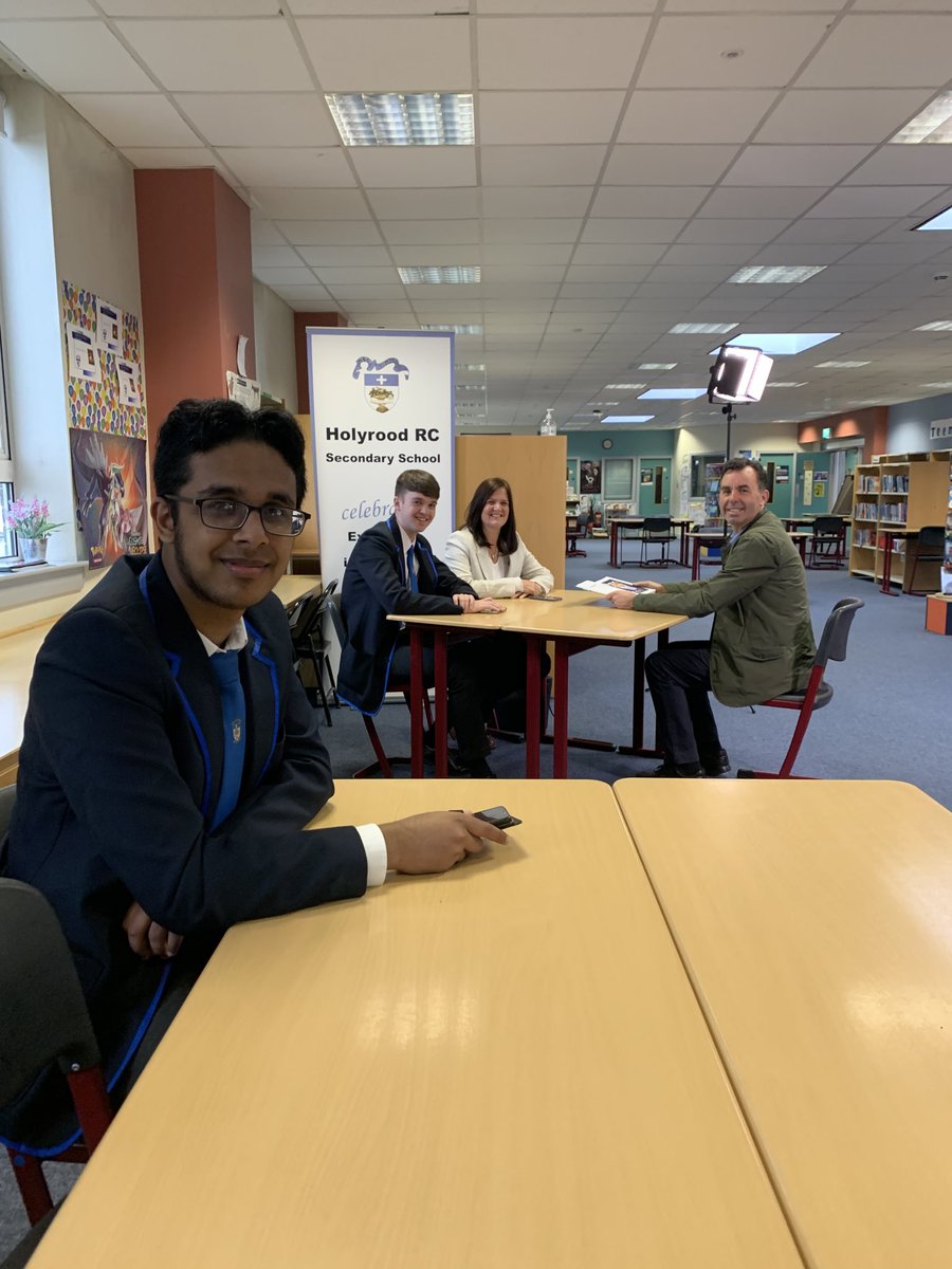 bbclornag's tweet photo. We’re at Scotland’s largest school @HolyroodSec for @BBCBreakfast with a group of nervous students (and some of their parents) waiting for their results to come through. https://t.co/HOe2PXvnAD