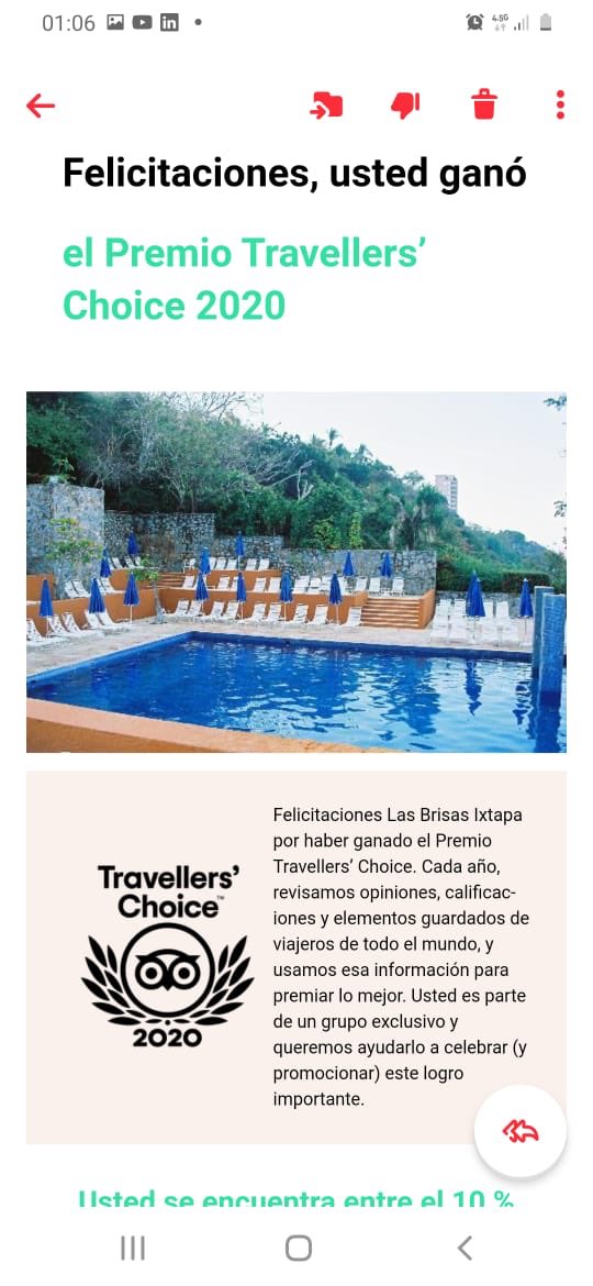 PompeyoSaldana's tweet photo. Amigos con gusto comparto el premio del equipo de Las Brisas Ixtapa !!! https://t.co/83moxHEDTG