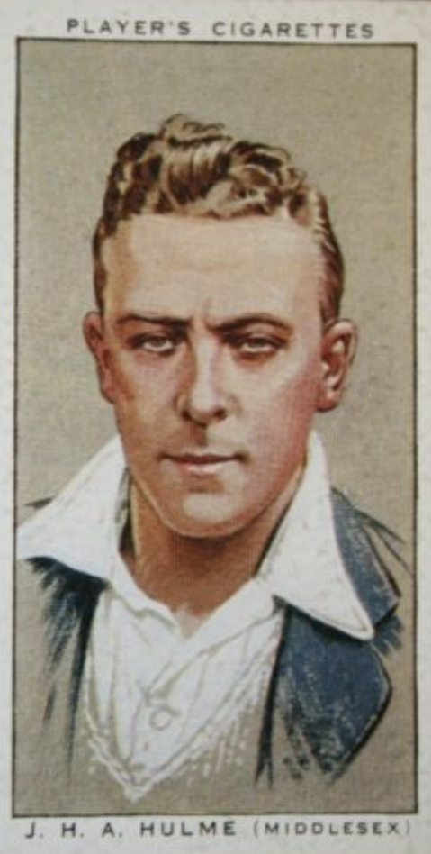 DBNJack's tweet photo. A century for Middlesex is as rare as Joey's cigarette card. #1936 #AFC #MiddlesexCC https://t.co/o4IrOckUUi