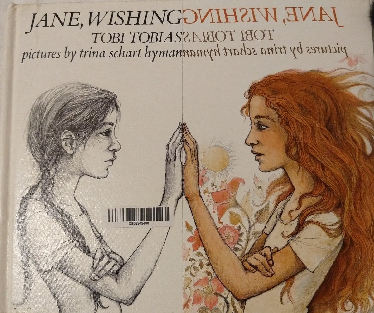 66. Jane, WishingBack to earth, a sweet book about Jane, quotidian, who wants to be Amanda or Elizabeth. Wishes in color; life in greyscaleMaybe good for a daughter especially?I'm not going to lie, last week I went and just bought a dozen books that Hyman illustrated