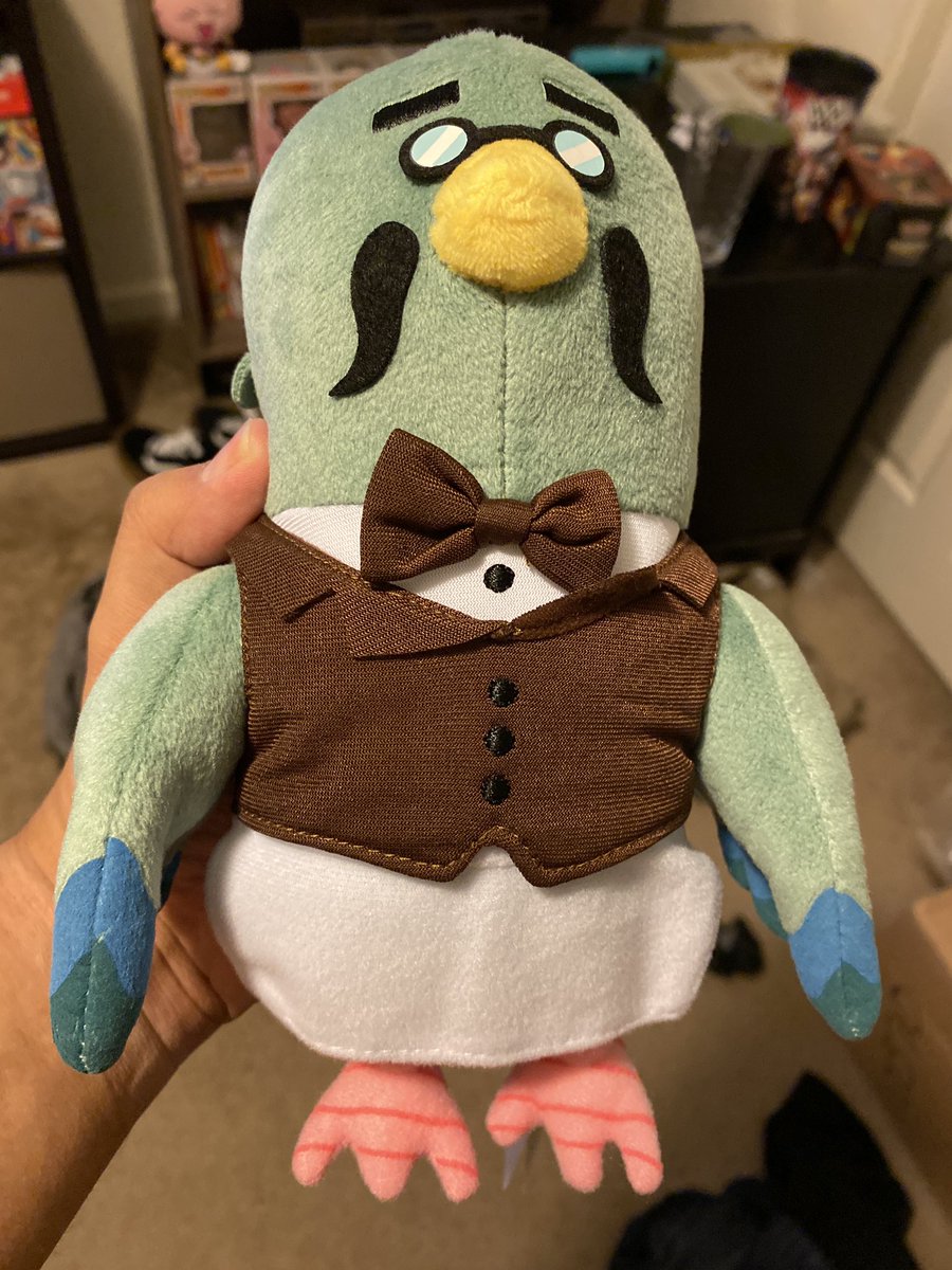mushlogs's tweet photo. Y’all... HE CAME TODAY!! 🥰🐦 #AnimalCrossing https://t.co/cGgzTURsSz