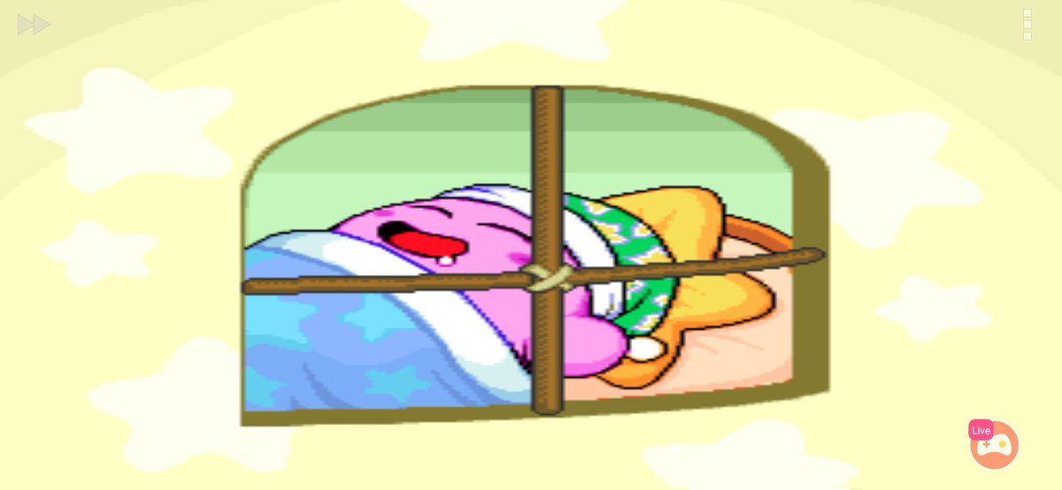 MarshallGaming0's tweet photo. Después de un día agotador, #Kirby se dispone a descansar. #Dreamland está a salvo de nuevo! https://t.co/DlkxubGNYH