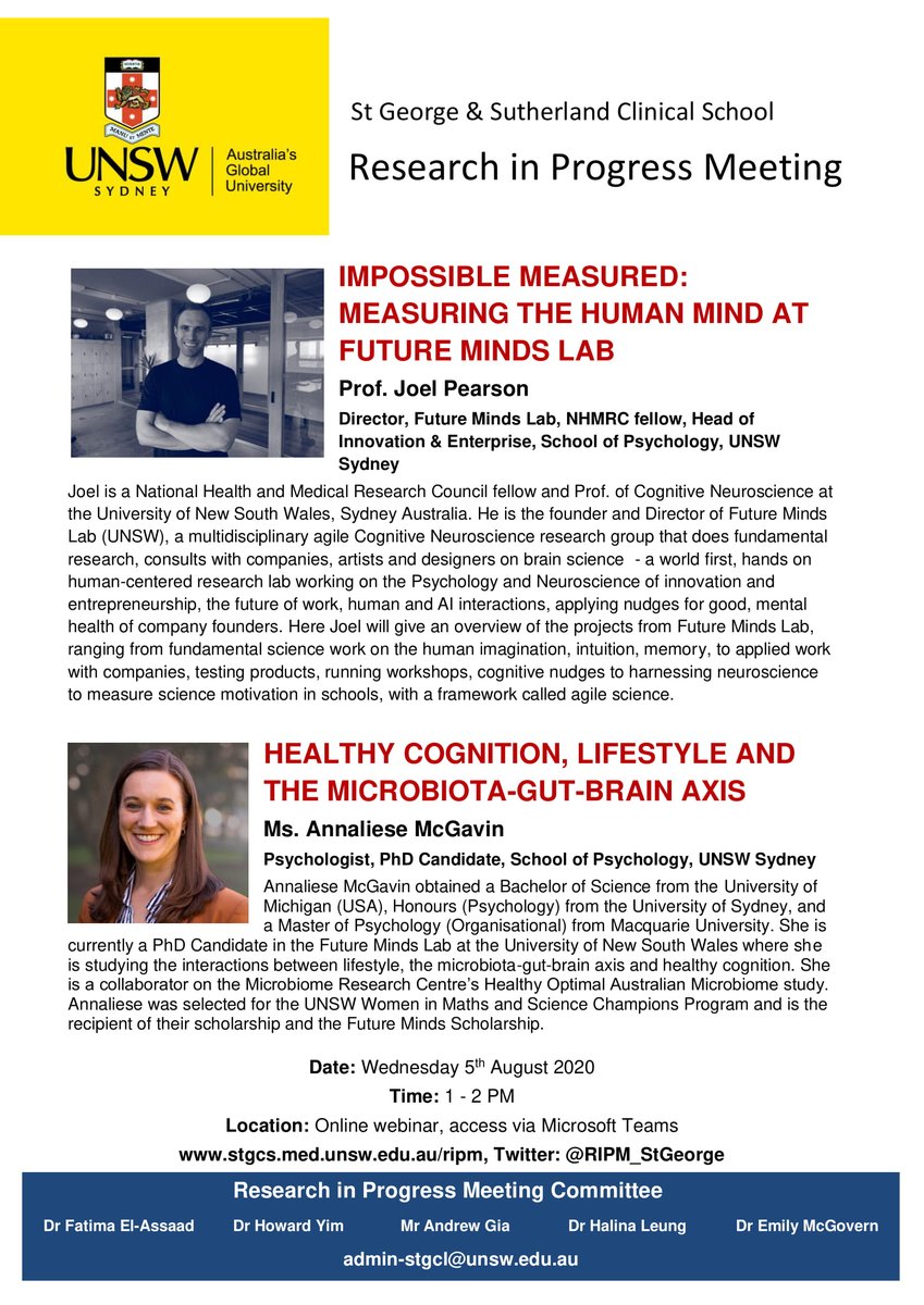 Research In Progress Meetings STGCL tweet media