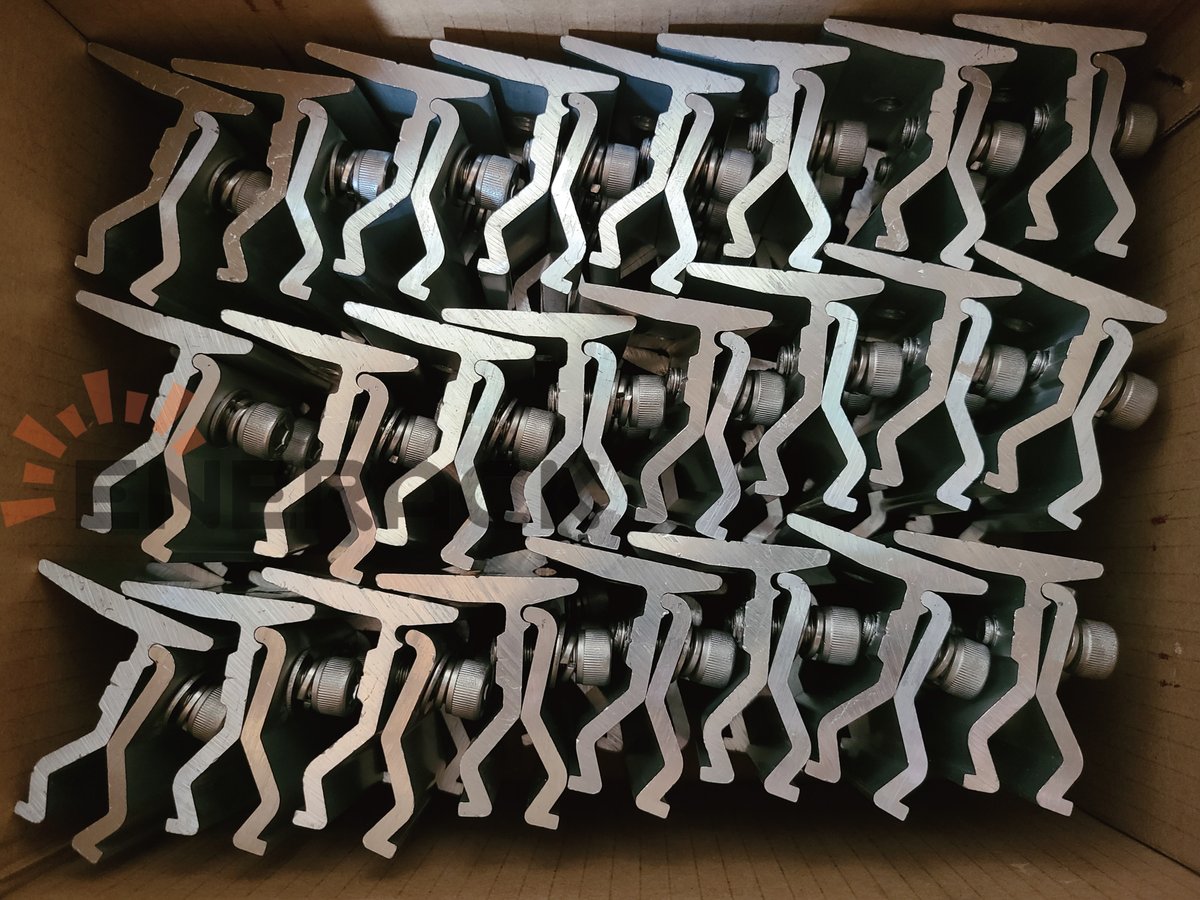Enerack1's tweet photo. Enerack wide variety of aluminium solar mounting products, and according to customers requirement to customize and make new mold. The sections display of the aluminium solar mountings we design and produce like artworks to support your panels.
#Enerack #SolarMounting #SolarRack https://t.co/vbVKGC1fp6