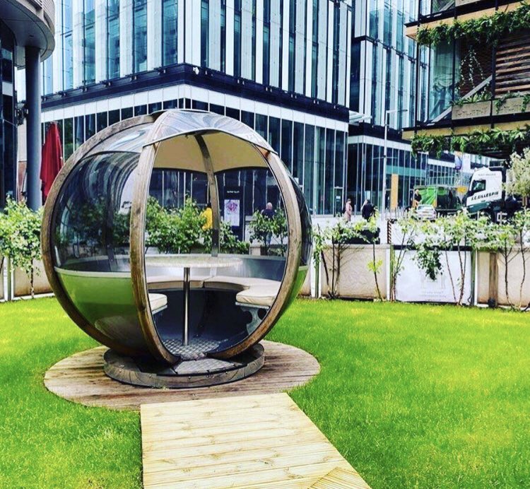 Have you visited the greenhouses <a href="/LawnClubMCR/">The Lawn Club Manchester</a> <a href="/Spinningfields/">Spinningfields</a> yet? There’s a range of Covid safe spaces to allow social distancing &amp; contactless menu, so you can help out by getting out #Manchester #alliedlondon #manchesterbars