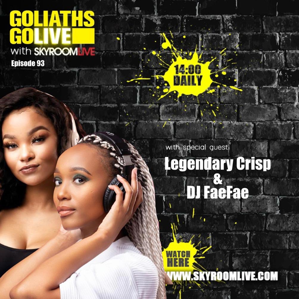 Today on #goliathsgolive we welcome The Mix Capital on <a href="/Yfm/">Y</a> <a href="/fae_glitter/">FaeFae</a> and the <a href="/LegendaryCrisp/">Crisp.</a> ! Live at 2pm
skyroomlive.com