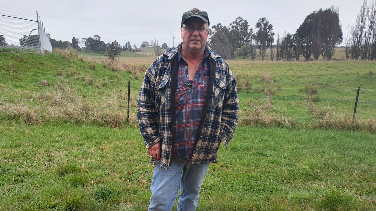 “I’m proud of the way he went, and he would be rapt himself. He went out swinging!” – Ron Foster, on the spot where his father Trevor was swept away while trying to save their sheep at his home in Ouse, during the 2016 Tasmanian floods